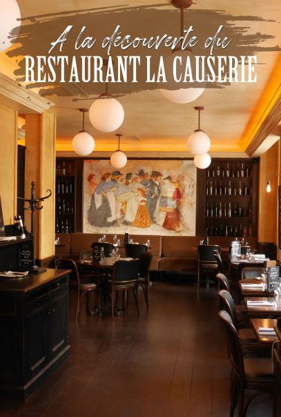 A la découverte du restaurant La Causerie à Paris
