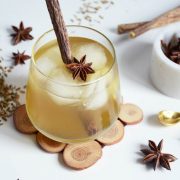 cocktail au thé réglisse orgeat sans alcool