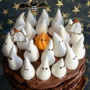 Gâteau moelleux au chocolat pour Halloween