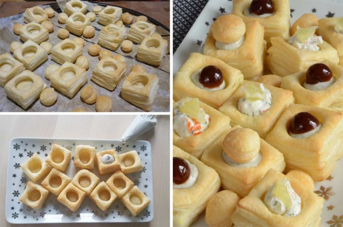 Mini vol au vent fait maison, une recette facile pour l'apéritif
