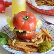 burger de tomate, recette légère et délicieuse