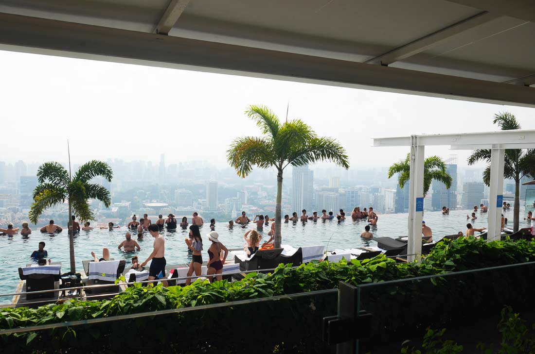 Infinite pool du Marina Bay Sands