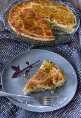 Tarte poireaux comté
