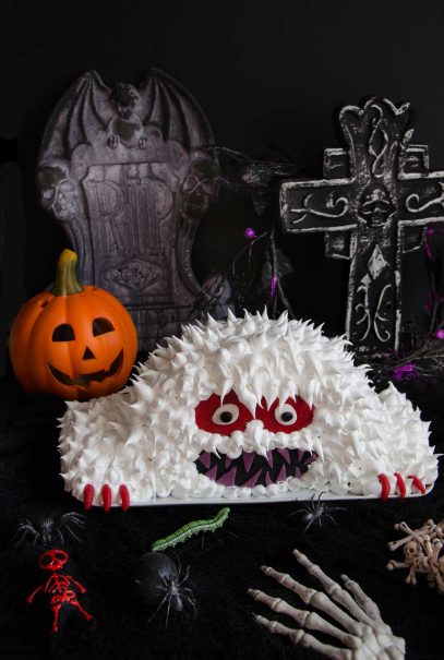 Gâteau monstre d'Halloween