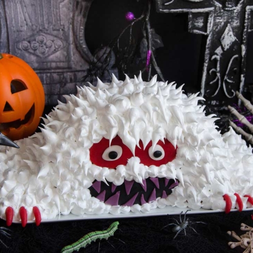 Gateau Monstre Yeti D Halloween Monstrueusement Bon