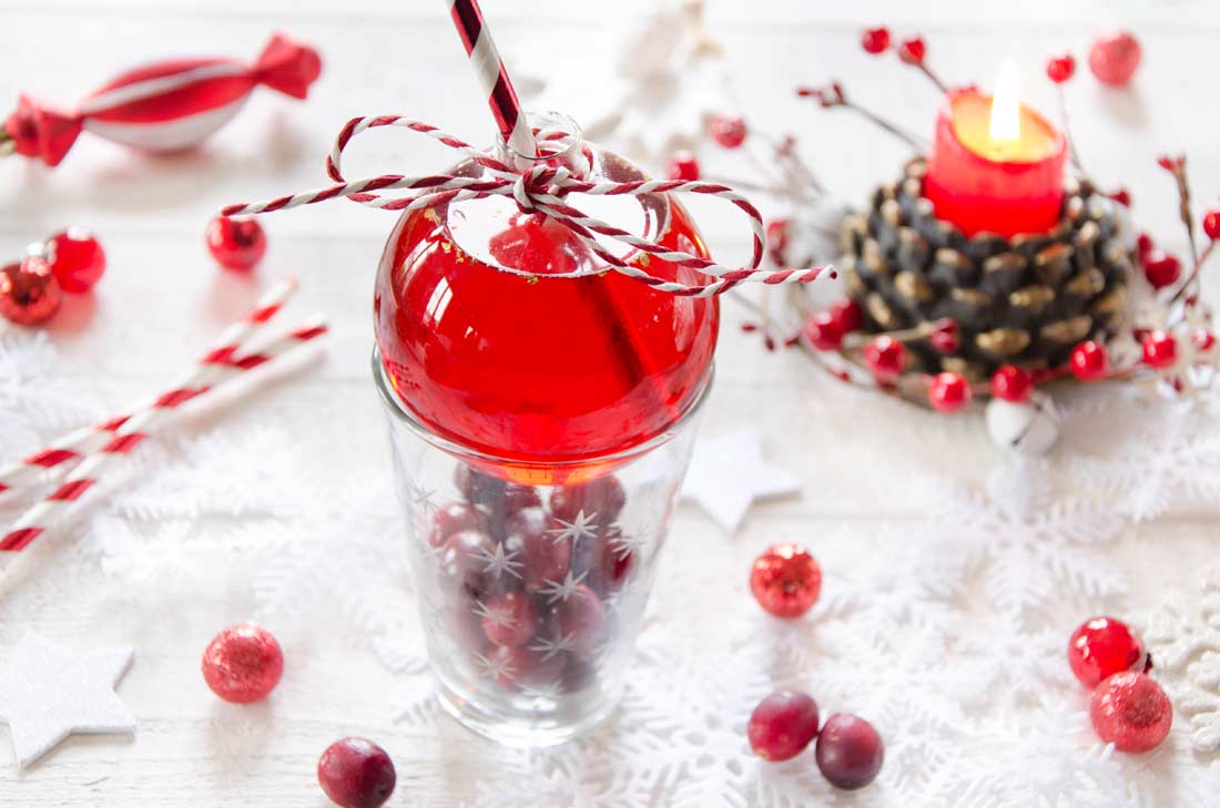 cocktail sans alcool aux cranberries