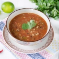 Recette de soupe de haricots oeil noir et tomate