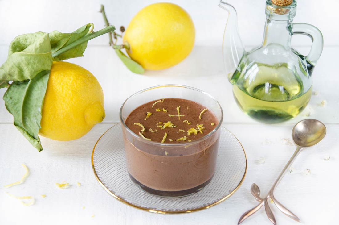 Mousse chocolat citron huile d'olive