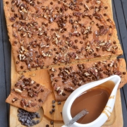 Recette de biscuit géant chocolat caramel noix de pécan