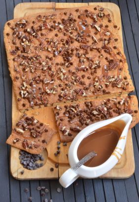 Biscuit géant chocolat caramel noix de pécan
