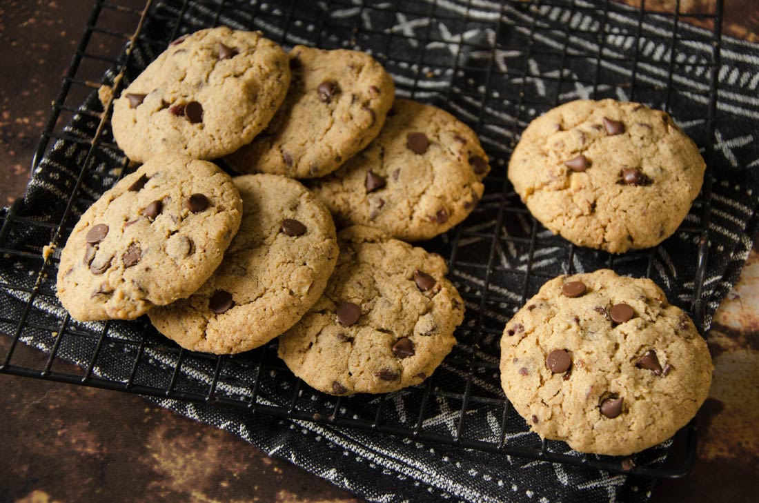 Cookies chocolat sarrasin noix de pécan