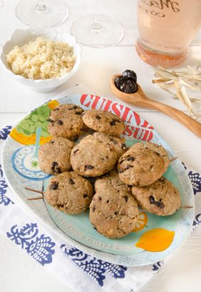 Cookies salés quinoa olives