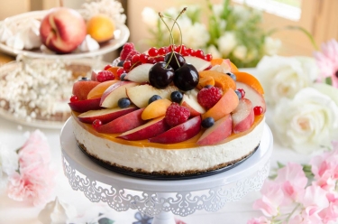 cheesecake sans cuisson aux fruits d'été maison