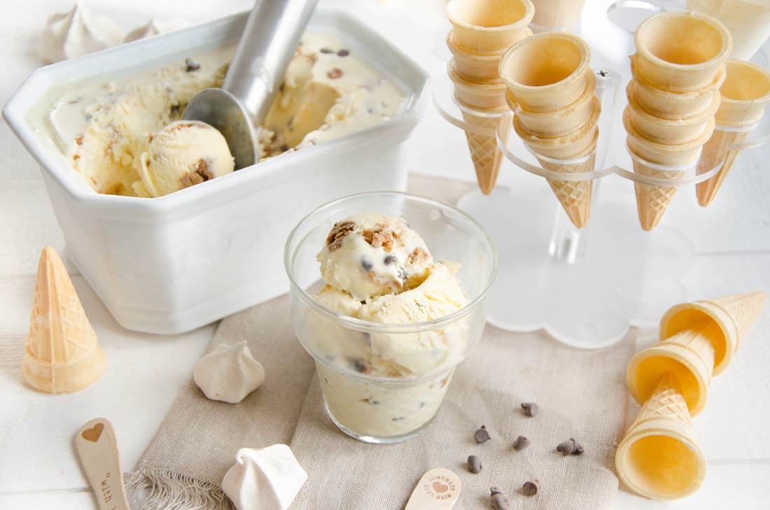 Crème glacée maison façon tiramisu 