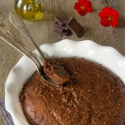 Fondant chocolat amandes huile d'olives