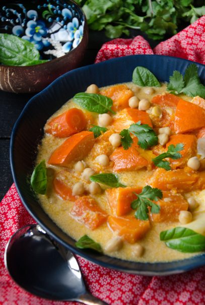 Curry rouge de légumes