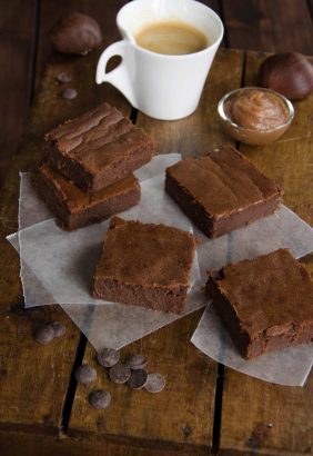 Fondant chocolat marrons