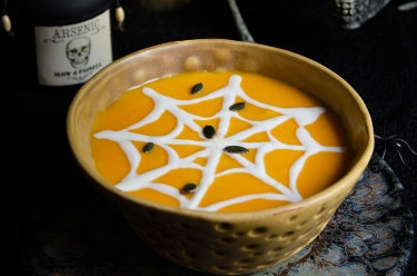 soupe butternut lait de coco parfaite pour Halloween
