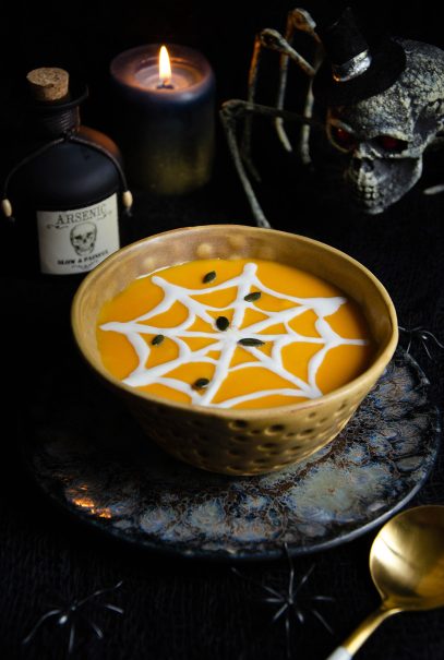 soupe butternut lait de coco parfaite pour Halloween