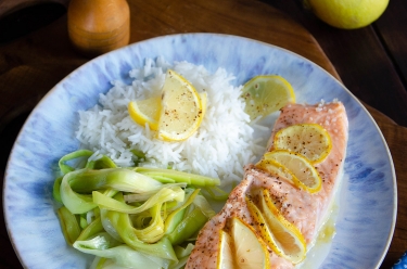 Pavés de saumon érable citron fait maison