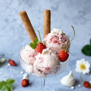 recette de glace à la fraise