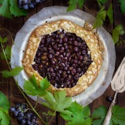 Recette tarte rustique raisins