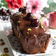 Cake cerises chocolat
