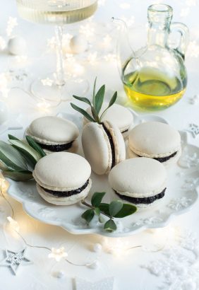 Macarons tapenade olives