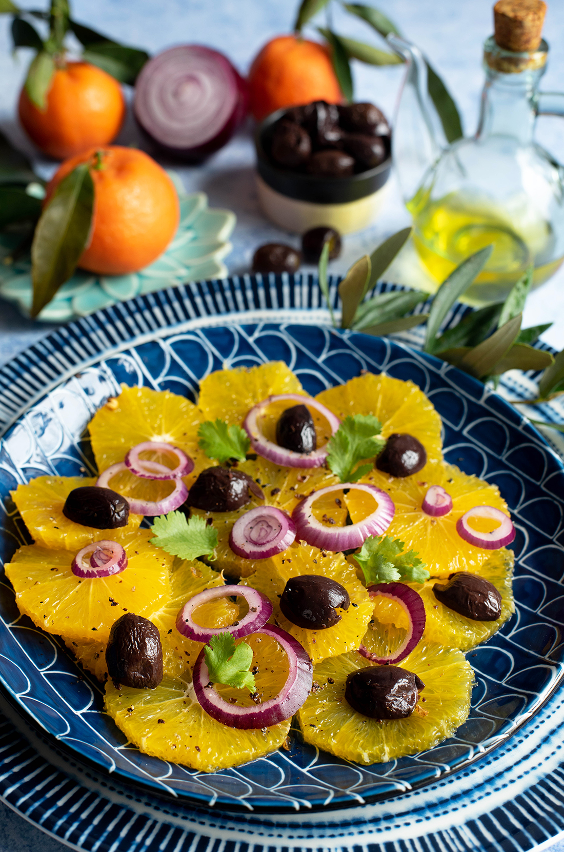 salade d'oranges et olives, recette fraiche et vitaminée