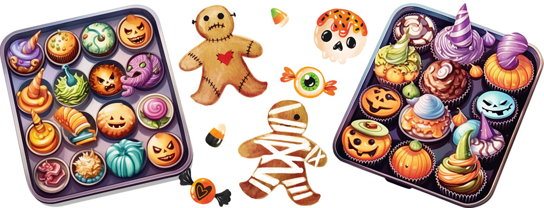 Les biscuits d'Halloween du blog Turbigo-Gourmandises