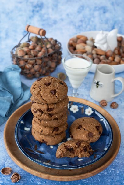 Cookies chocolat noisettes sans gluten
