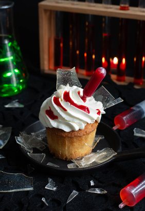 Cupcakes Dexter pour Halloween