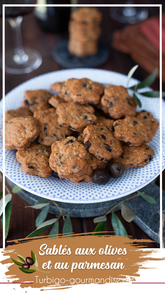 Sablés aux olives et parmesan, une super recette de biscuits feuilletés pour l'apéritif !