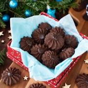 Des biscuits sablés viennois au chocolat à offrir comme cadeau gourmand
