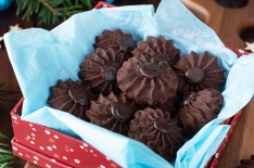 Des biscuits sablés viennois au chocolat, parfaits pour les Fêtes