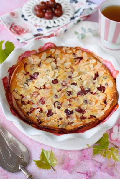 Recette de clafoutis prunes rouges maison