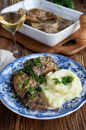 Lapin à la moutarde