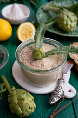 Crème d’artichauts au thon