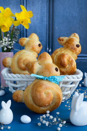 Brioches Lapins de Pâques