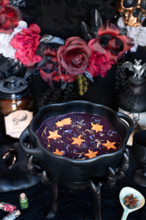 Soupe de carottes violettes